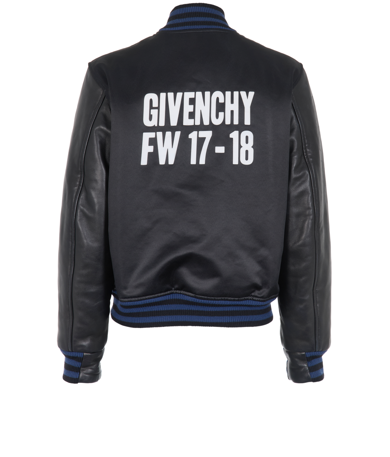Givenchy Bomber Jacket, &pound;450, Clothing, Black, Leather/Polyester, Back view