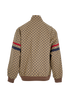 Gucci GG Zip Jacket, &pound;950, Clothing, Beige/Brown, Cotton, Back view