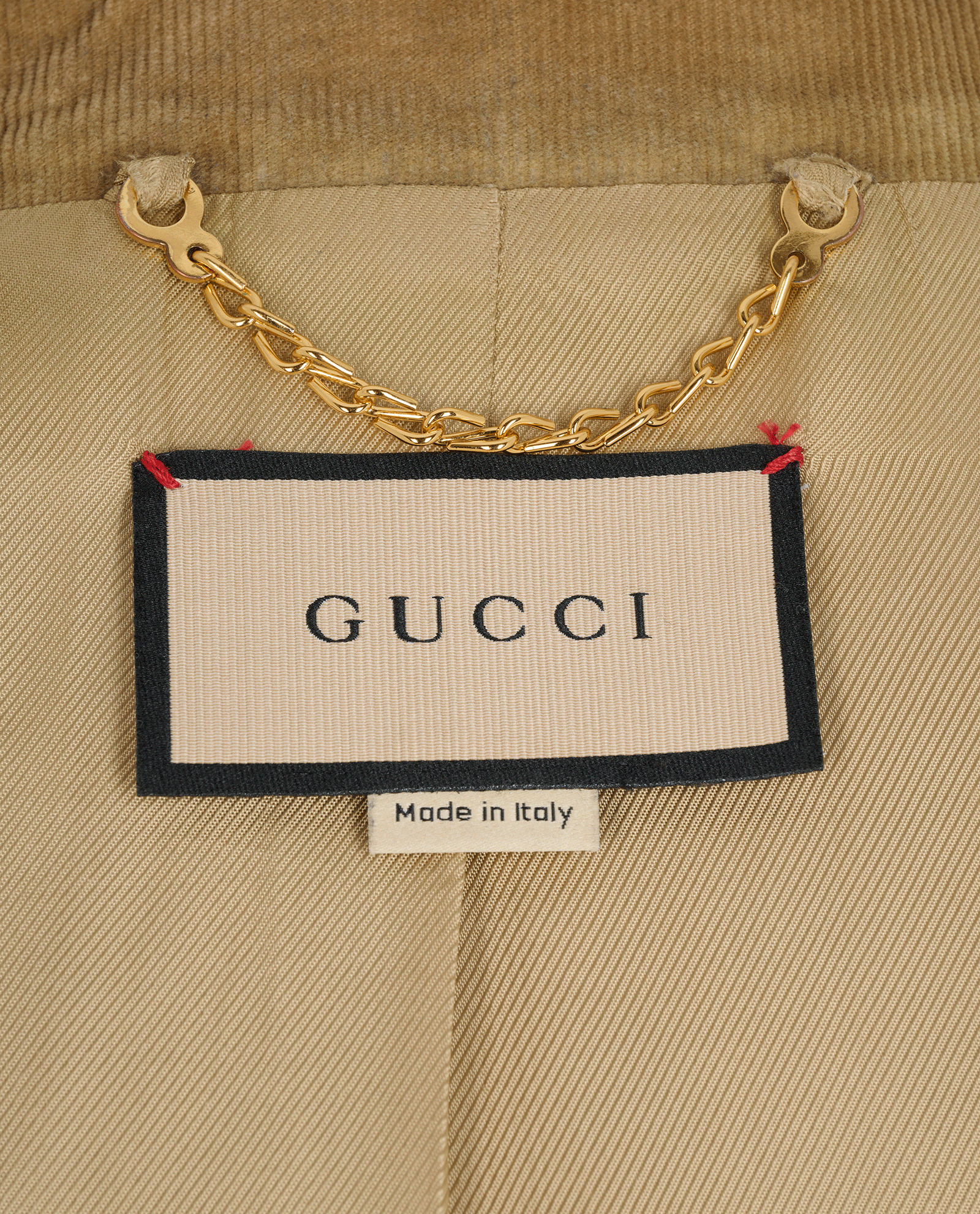 Gucci GG Zip Jacket, &pound;950, Clothing, Beige/Brown, Cotton, Other view