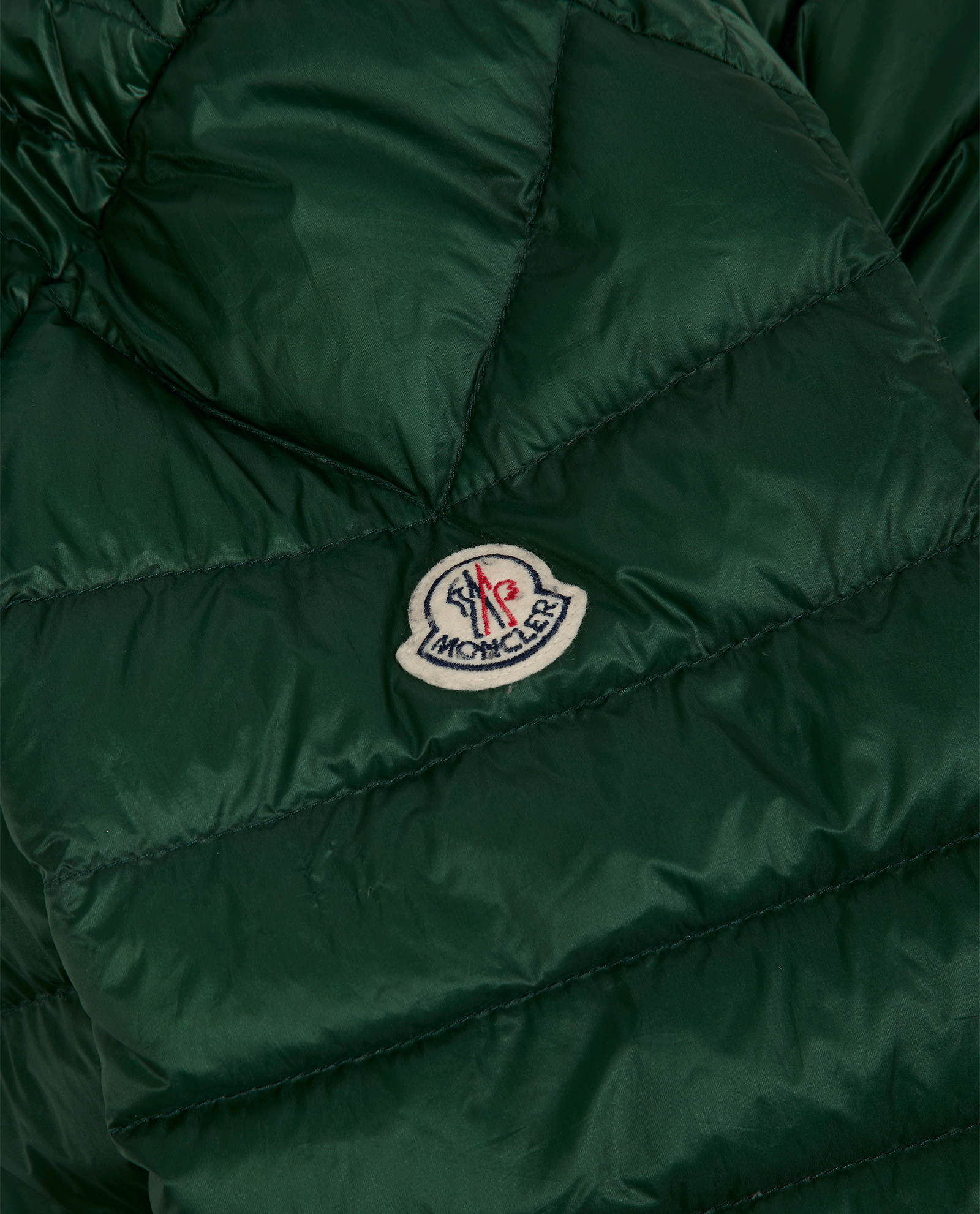 Moncler Daniel Puffer Jacket, &pound;550, Clothing, Green, Down Feathers/Polyester (Polymer), Other view