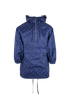 GG Print Hooded Windbreaker, &pound;450, Clothing, Blue, Polyester (Polymer), Front view