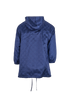 GG Print Hooded Windbreaker, &pound;450, Clothing, Blue, Polyester (Polymer), Back view
