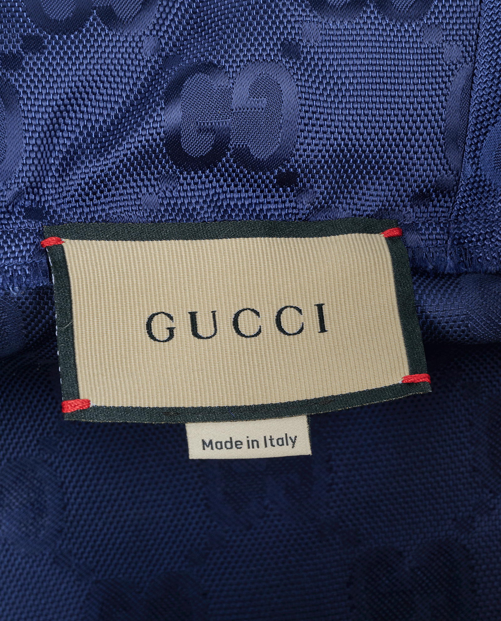 GG Print Hooded Windbreaker, &pound;450, Clothing, Blue, Polyester (Polymer), Other view