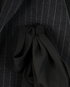 Max Mara Pinstripe Blazer, &pound;240, Clothing, Black, Wool, Other view