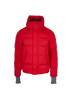 Canada Goose Armstrong Hooded Puffer Jacket, &pound;490, Clothing, Red, Polyester (Polymer), Front view