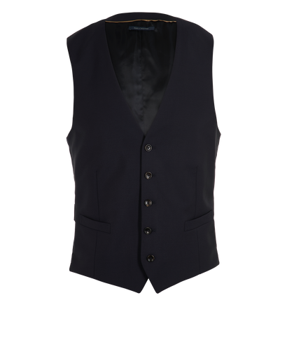 Gucci Waistcoat, &pound;220, Clothing, Black, Mohair/Wool, Front view
