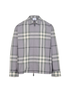 Burberry Harrington Check Jacket, &pound;320, Clothing, Grey, Cotton, Front view
