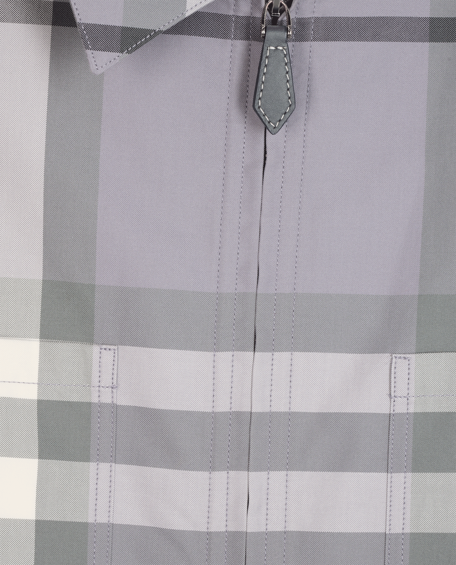 Burberry Harrington Check Jacket, &pound;320, Clothing, Grey, Cotton, Other view