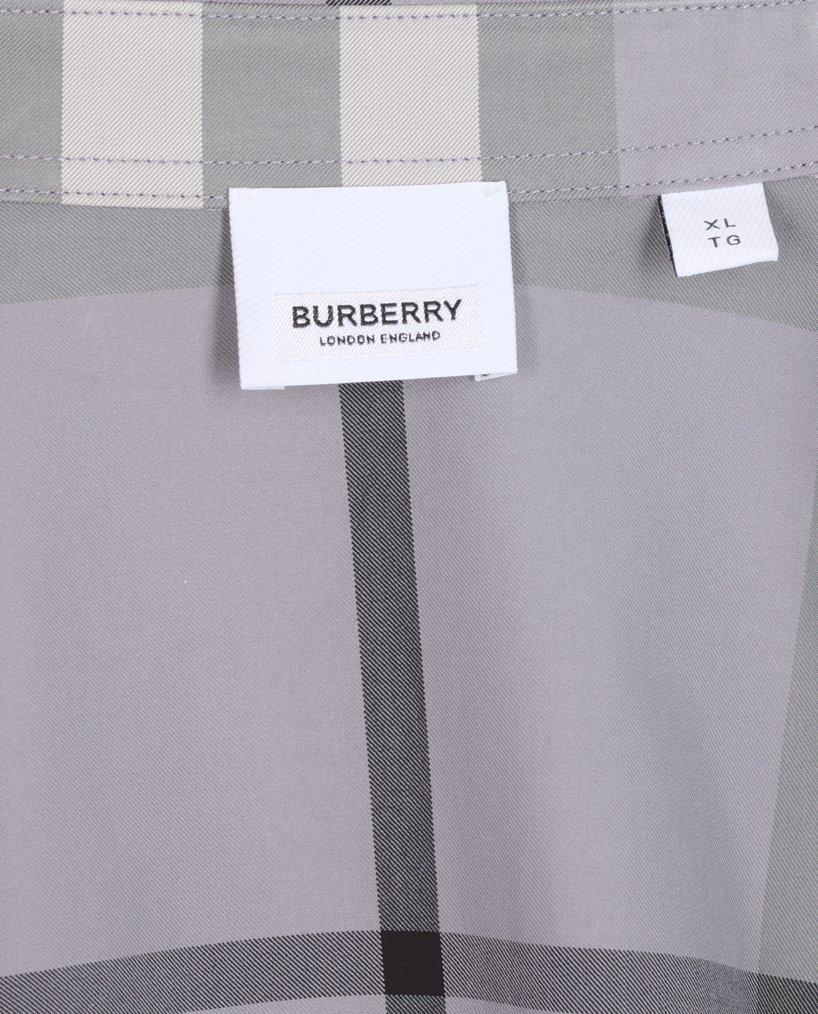 Burberry Harrington Check Jacket, &pound;320, Clothing, Grey, Cotton, Other view