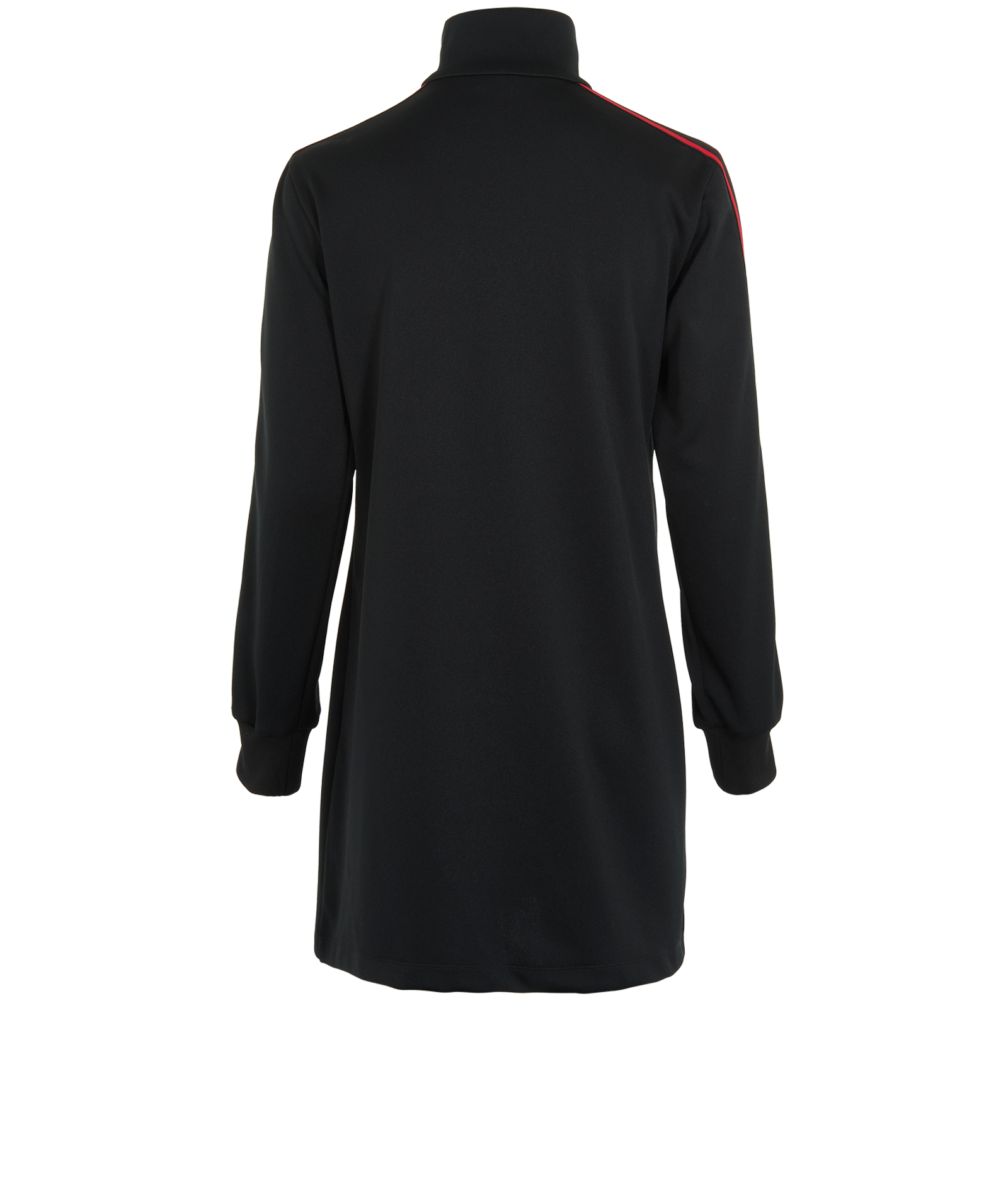 Celine Zip Up  Long Striped Jacket, &pound;450, Clothing, Black/Red, Polyester (Polymer), Back view