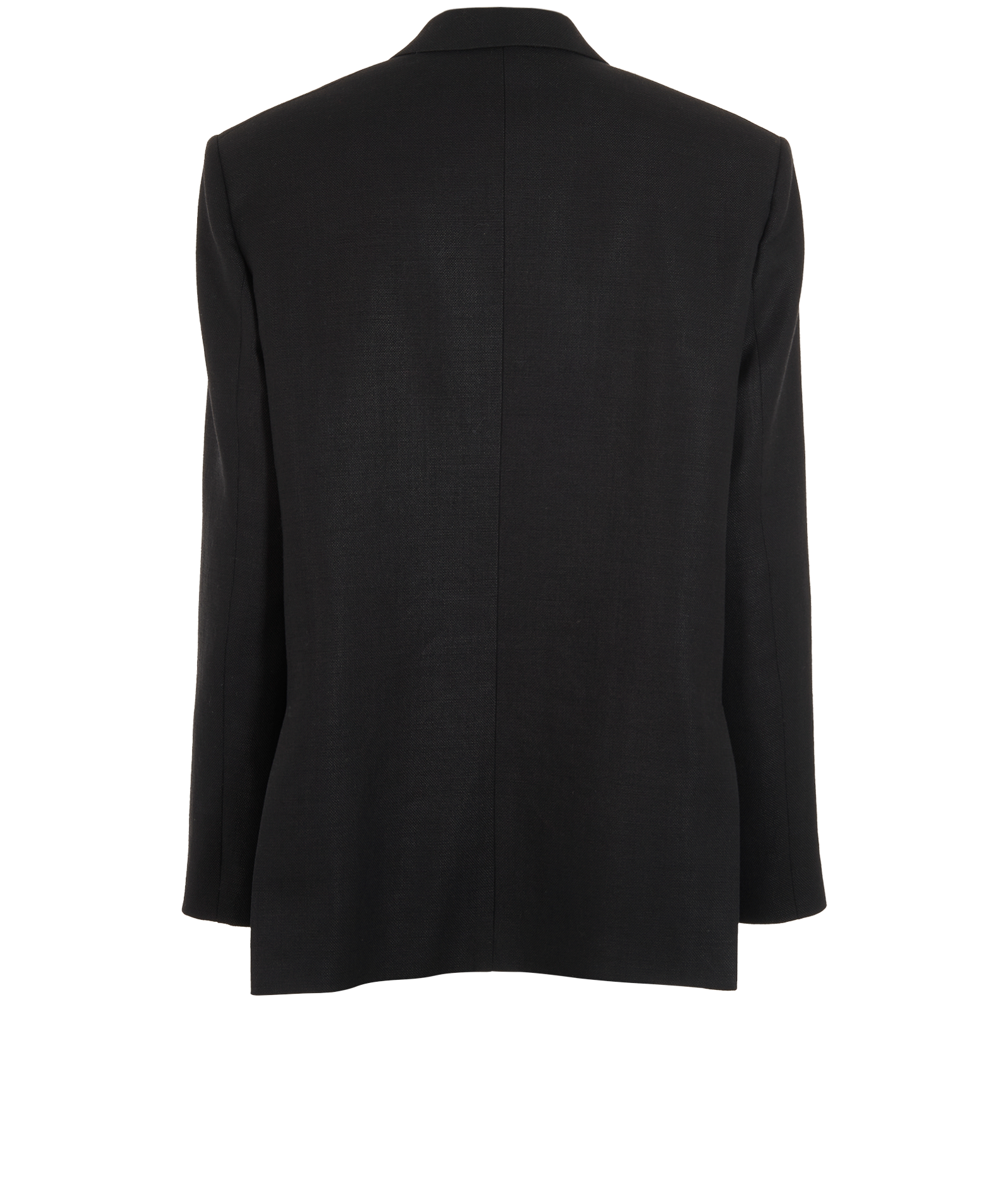 Burberry Double Breasted Blazer, &pound;550, Clothing, Black, Wool, Back view