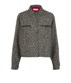 Max Mara 1951 Demien Jacket, Wool/Poly, Blk/White, UK14, 3*