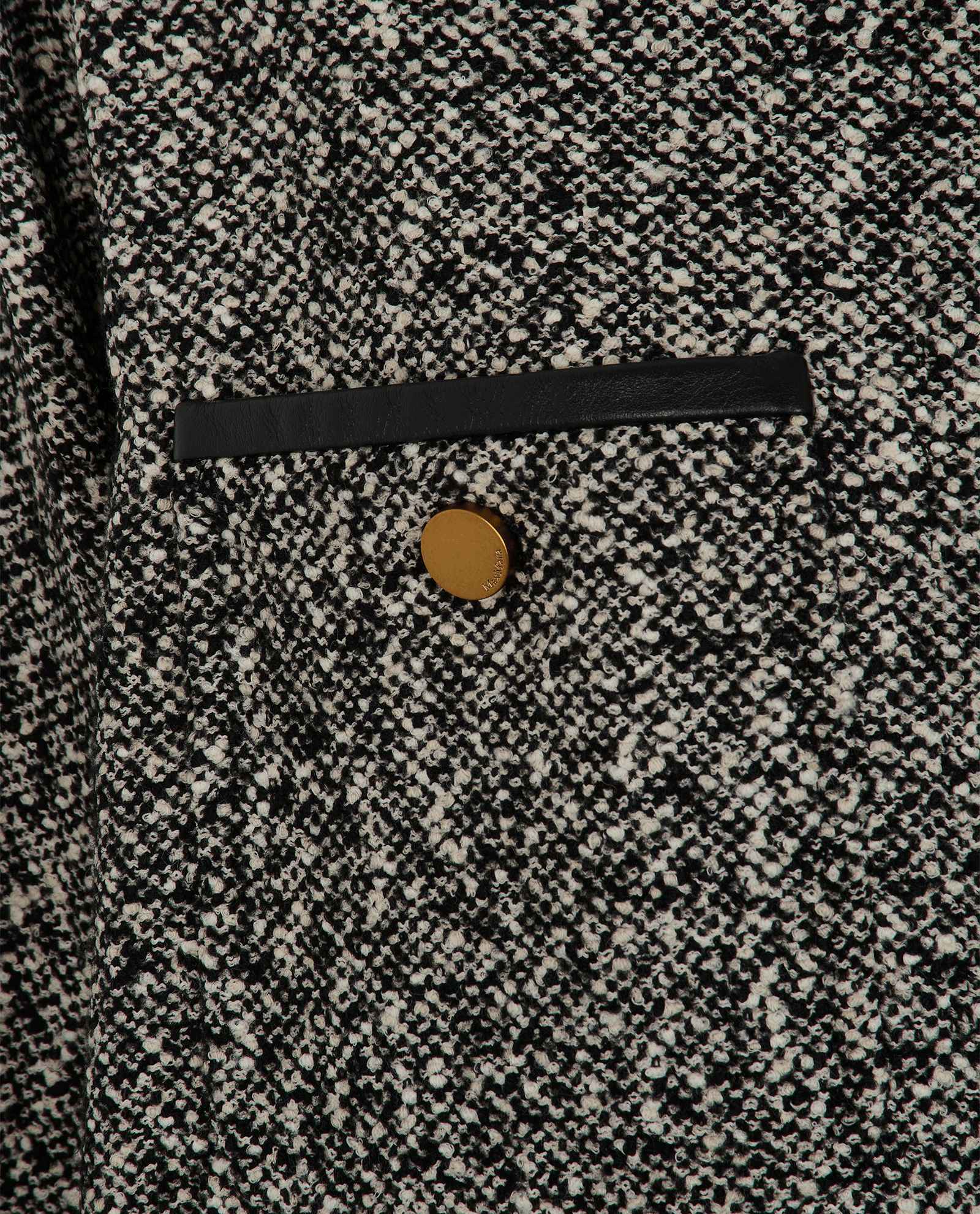 Max Mara 1951 Demien Jacket, &pound;250, Clothing, Black/White, Polyester (Polymer)/Wool, Other view