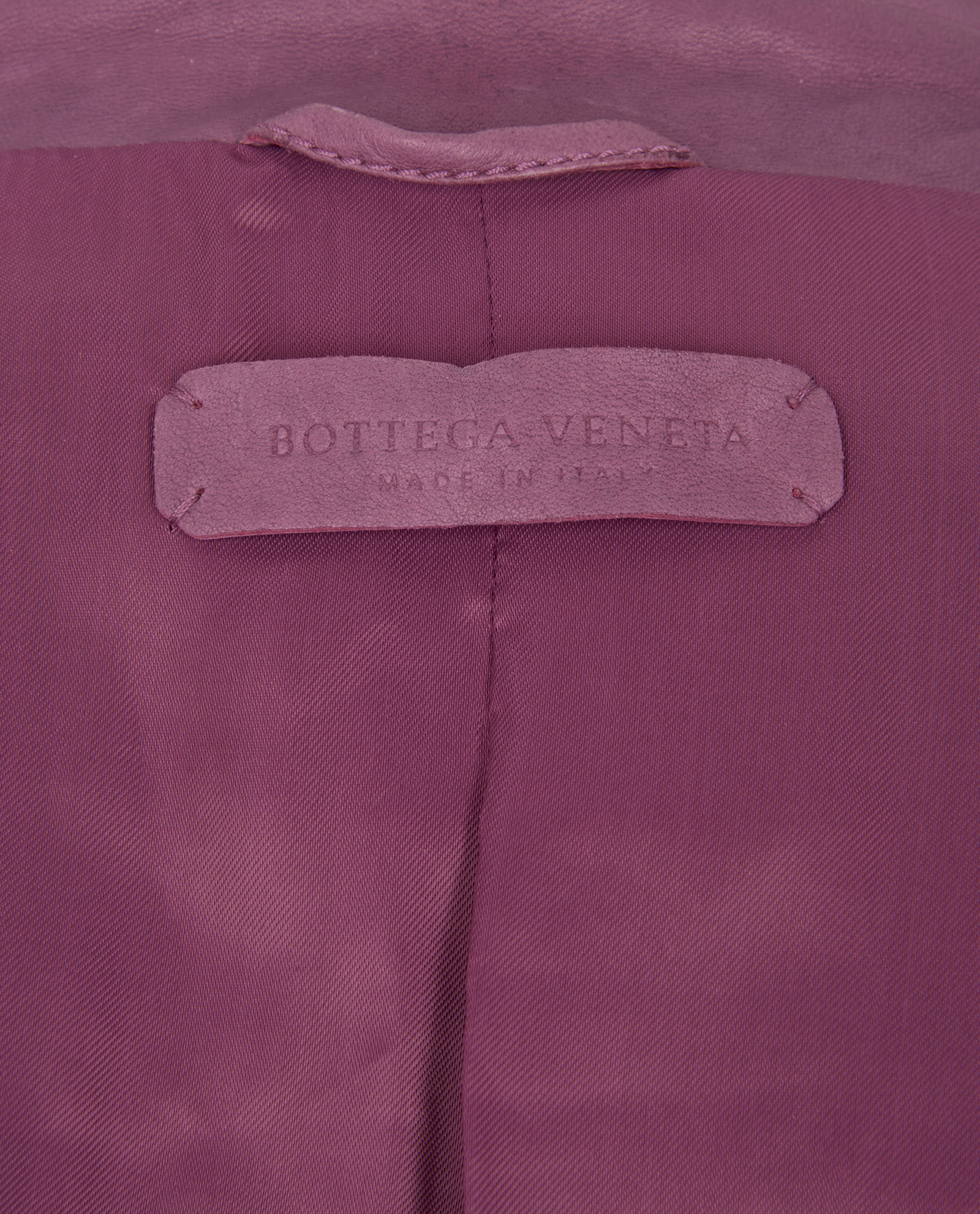 Bottega Veneta Biker Jacket, &pound;350, Clothing, Purple, Leather, Other view