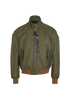 Tom Ford Bomber Jacket, &pound;550, Clothing, Green, Polyester (Polymer), Front view