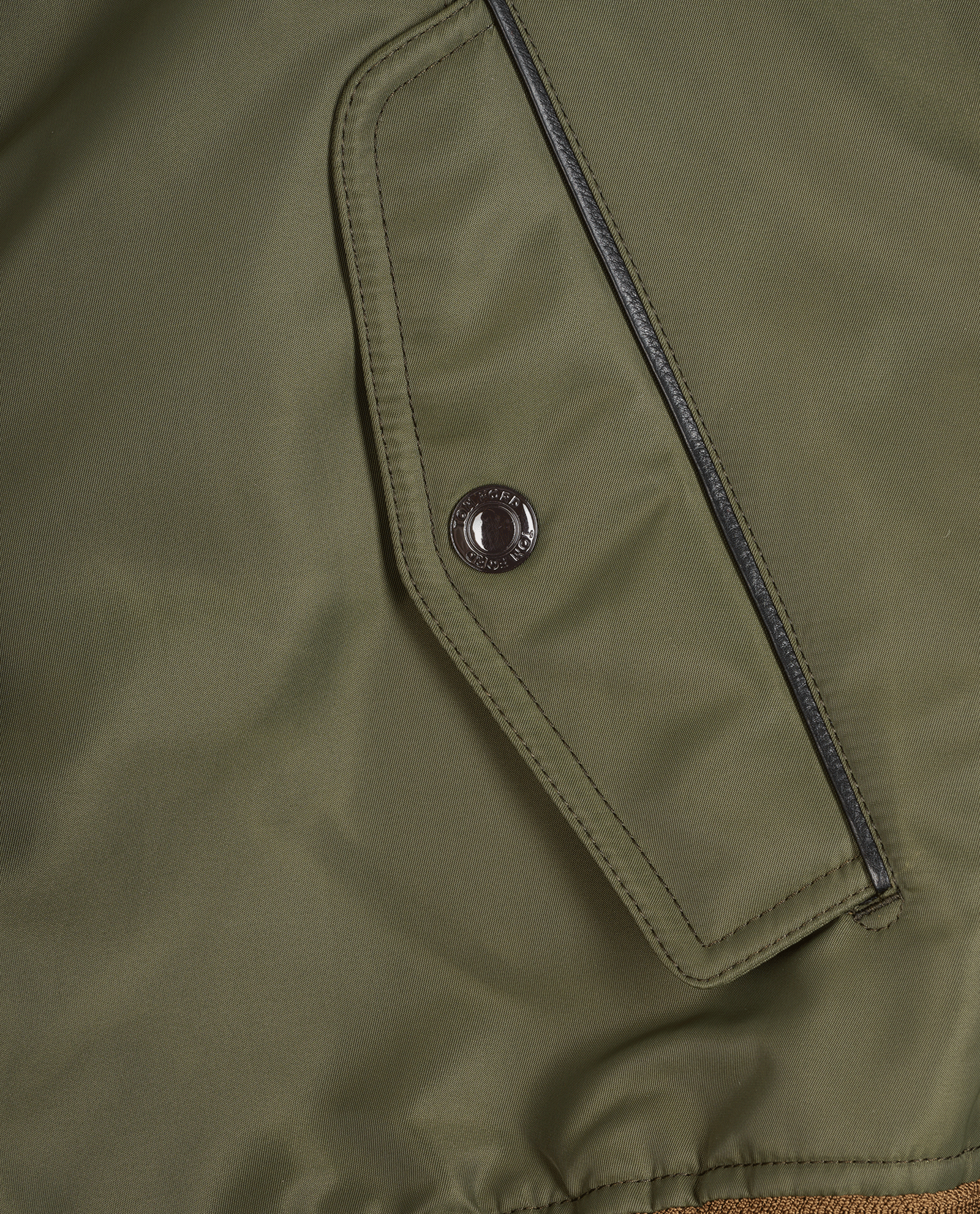 Tom Ford Bomber Jacket, &pound;550, Clothing, Green, Polyester (Polymer), Other view