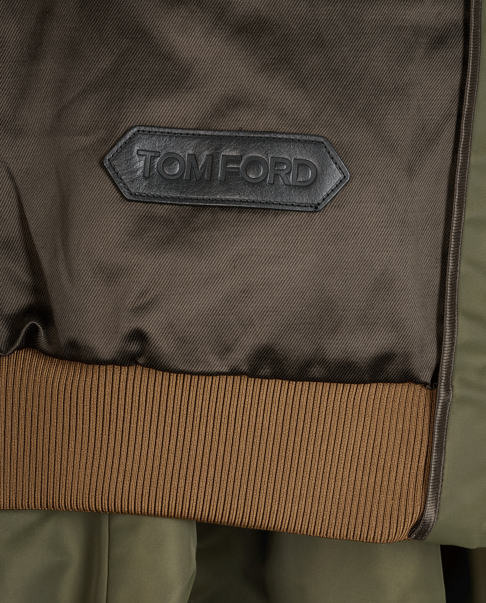Tom Ford Bomber Jacket, &pound;550, Clothing, Green, Polyester (Polymer), Other view