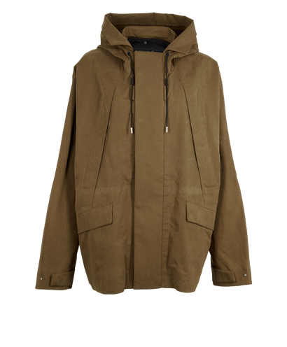 Loewe X On Short Parka, &pound;900, Clothing, Brown, Cotton/Polyester Mix, Front view