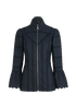 Louis Vuitton Broderie Anglaise Jacket, &pound;430, Clothing, Navy, Cotton, Front view