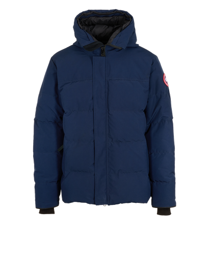 Canada Goose Macmillan Puffer Jacket, &pound;620, Clothing, Blue, Down Feathers/Polyester (Polymer), Front view