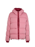 Moncler Pavlot Puffer Jacket, &pound;650, Clothing, Pink/Red, Down Feathers, Front view