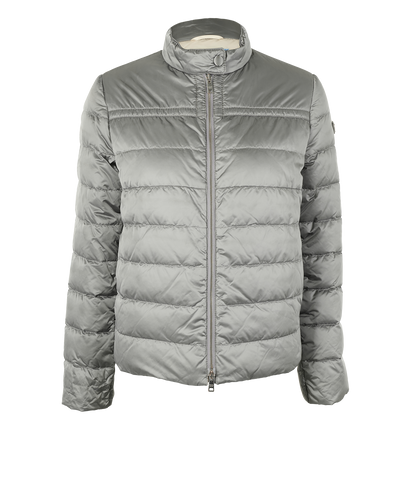 Prada Puffer Jacket, &pound;450, Clothing, Grey, Down Feathers, Front view
