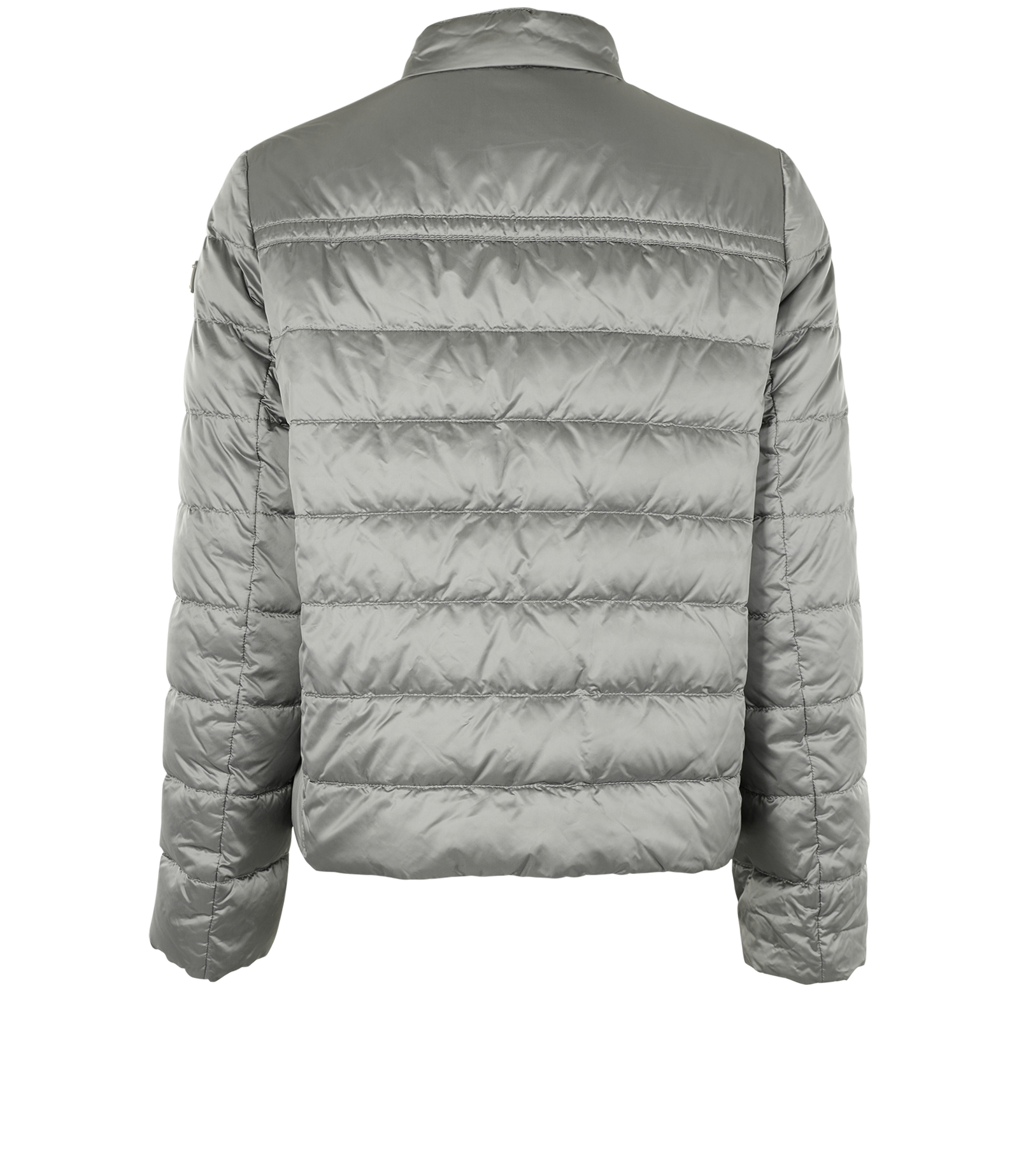 Prada Puffer Jacket, &pound;450, Clothing, Grey, Down Feathers, Back view