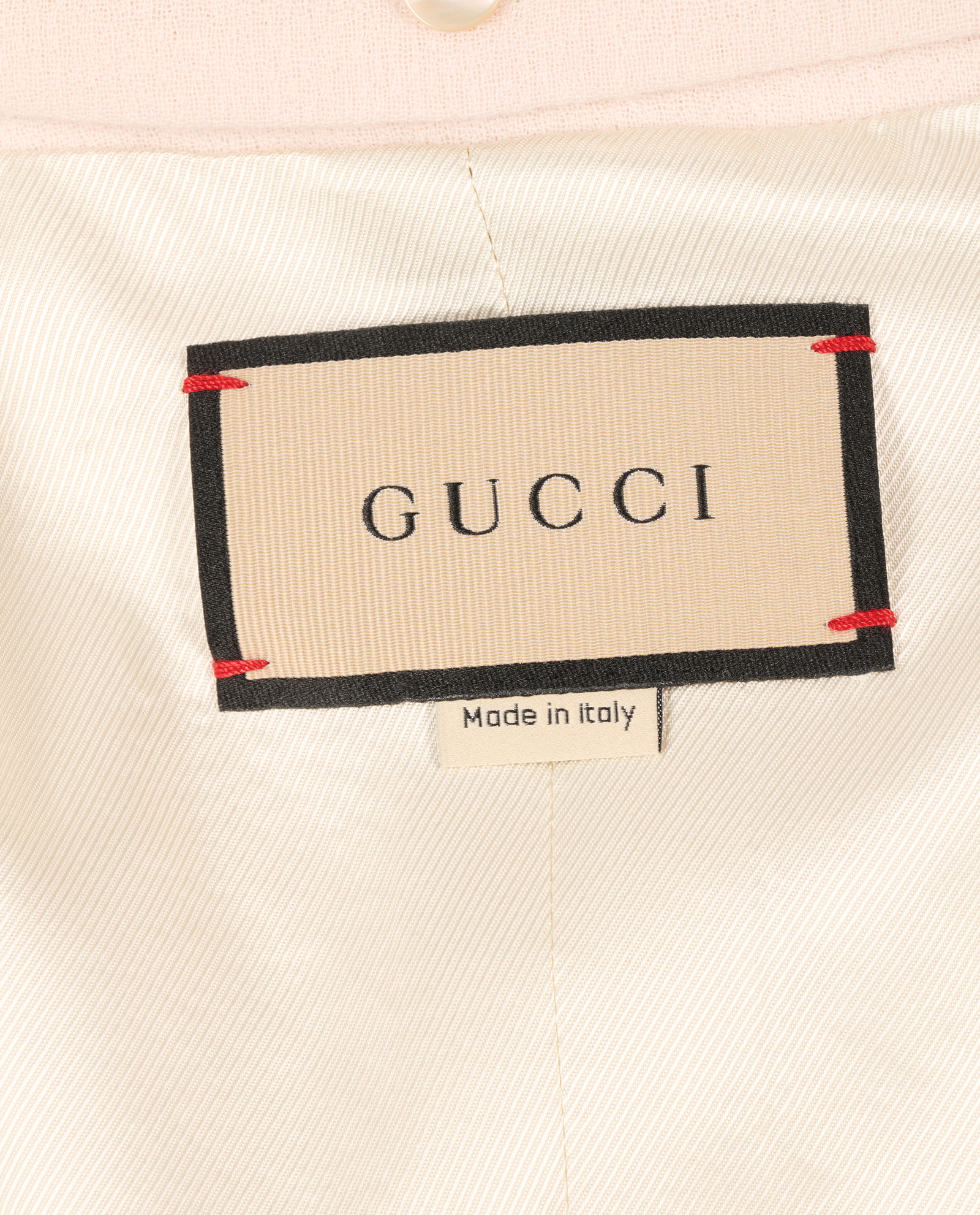 Gucci Belted Jacket, &pound;550, Clothing, Pink, Wool, Other view