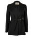 Fendi FF Blazer, &pound;550, Clothing, Black, Polyester Mix/Wool, Front view