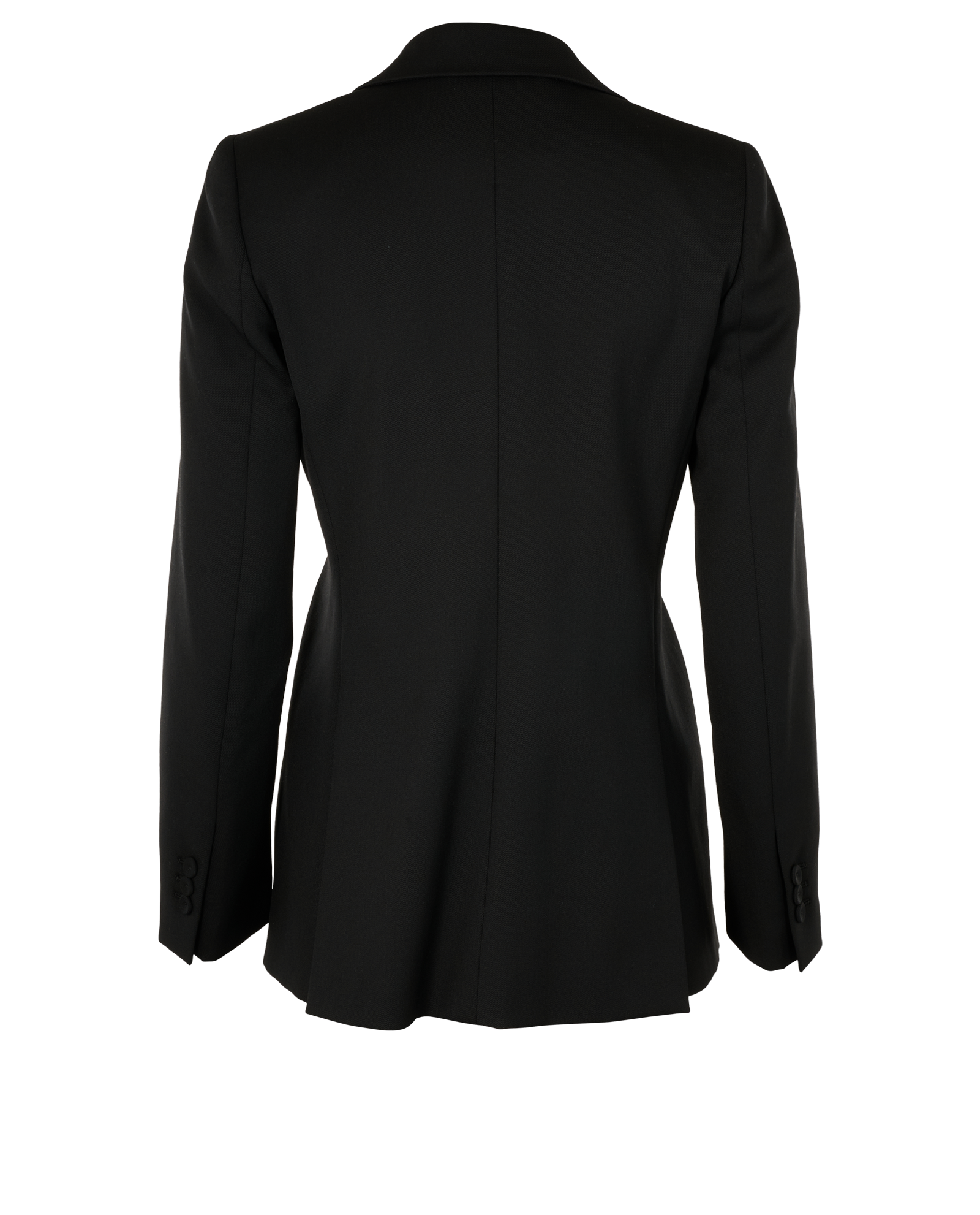 Fendi FF Blazer, &pound;550, Clothing, Black, Polyester Mix/Wool, Back view