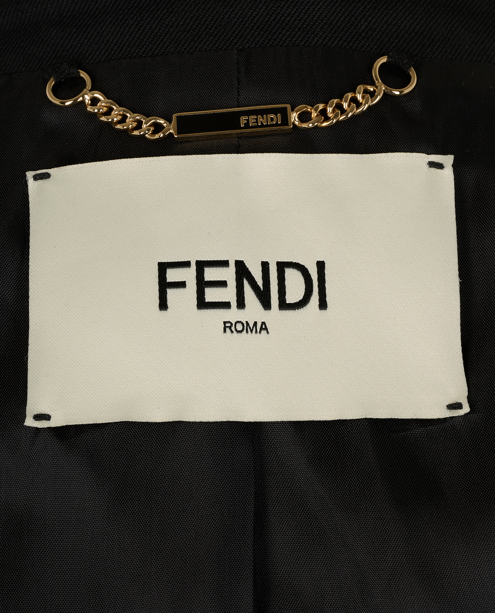 Fendi FF Blazer, &pound;550, Clothing, Black, Polyester Mix/Wool, Other view