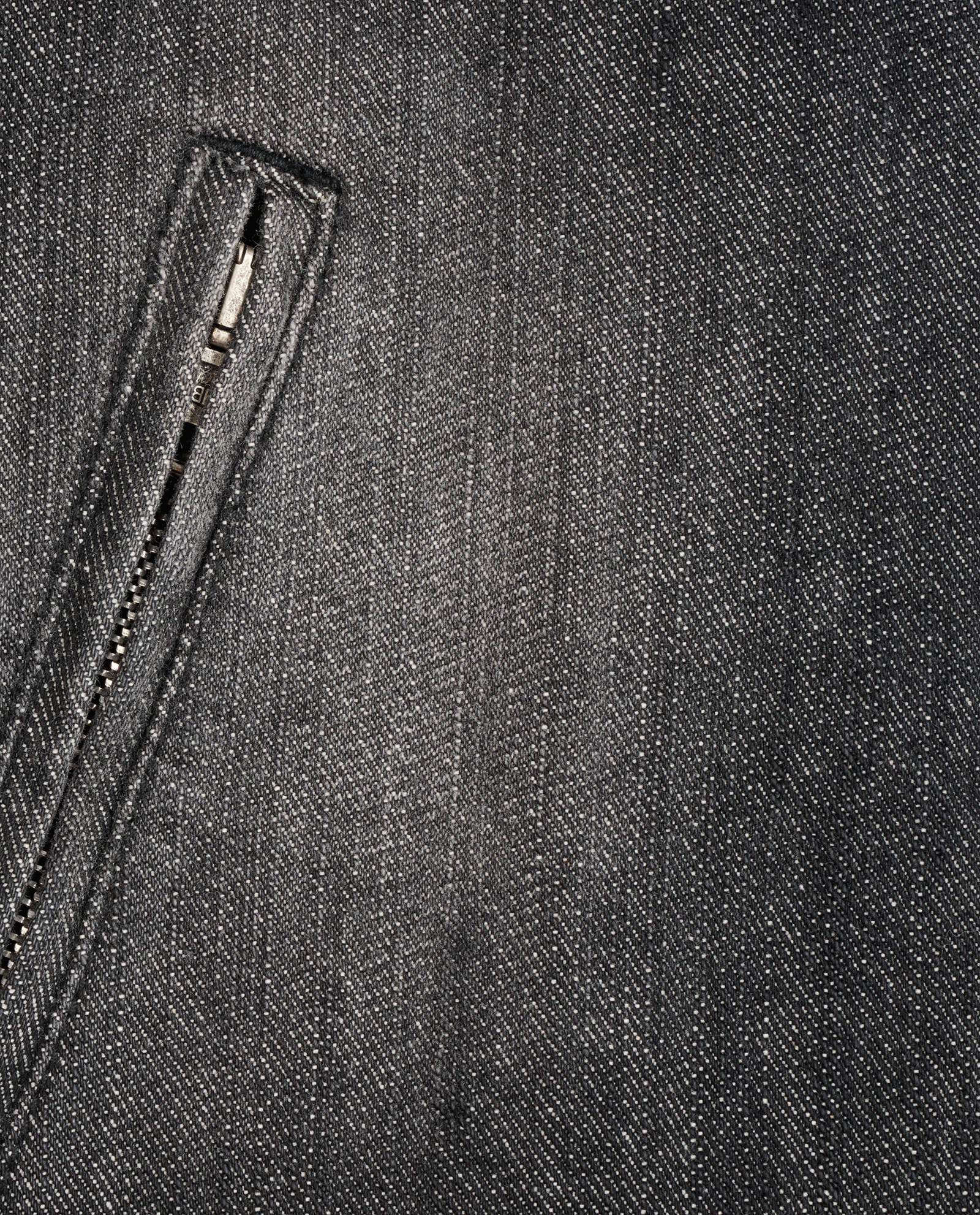 Balenciaga Shrunk Denim Racer Jacket, &pound;350, Clothing, Black, Cotton, Other view