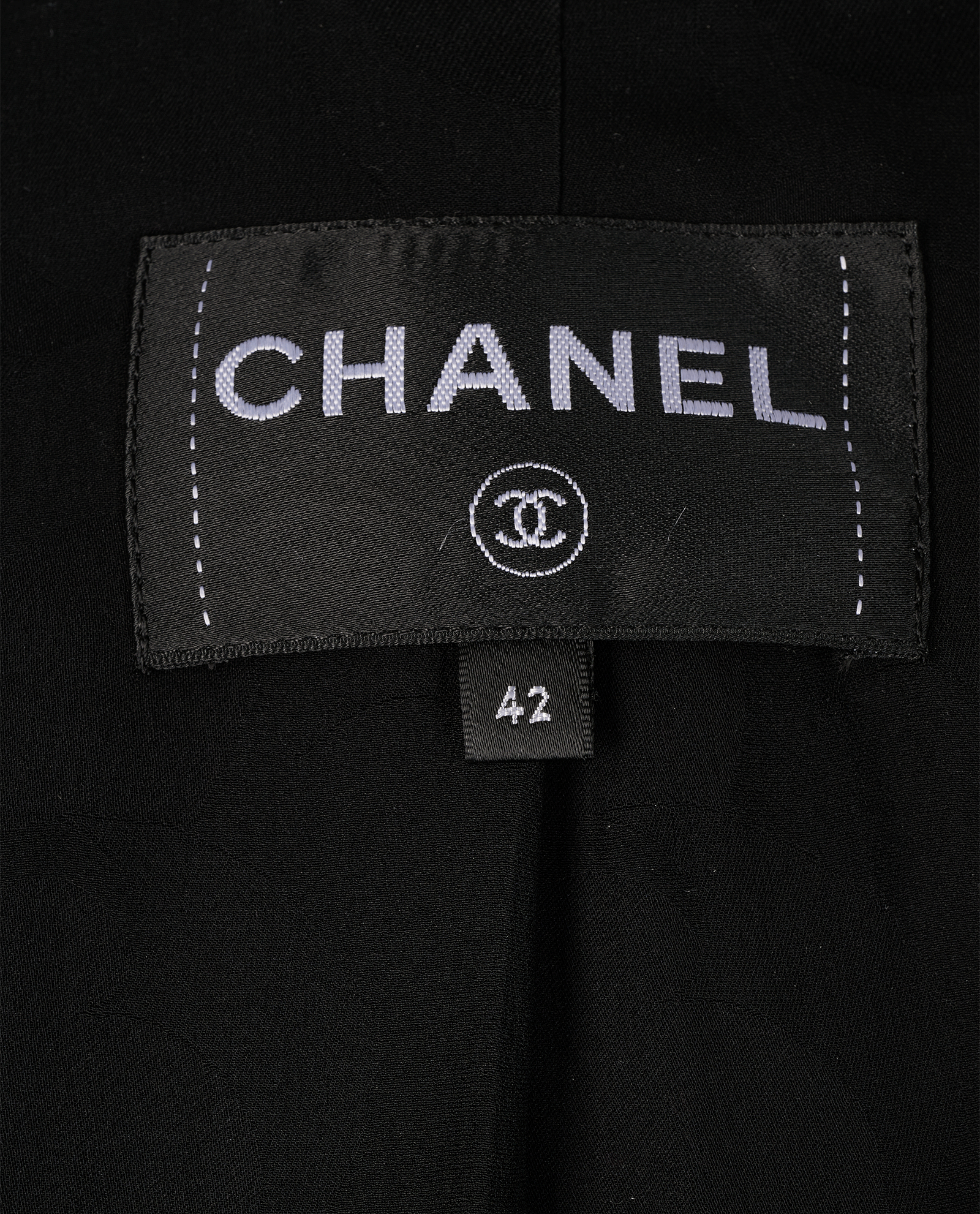 Chanel 2022 Metallic Tweed Jacket, &pound;1,500, Clothing, Black/Pink, Acetate/Wool, Other view