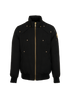 Moose Knuckles Bomber Jacket, &pound;550, Clothing, Black, Down Feathers, Front view