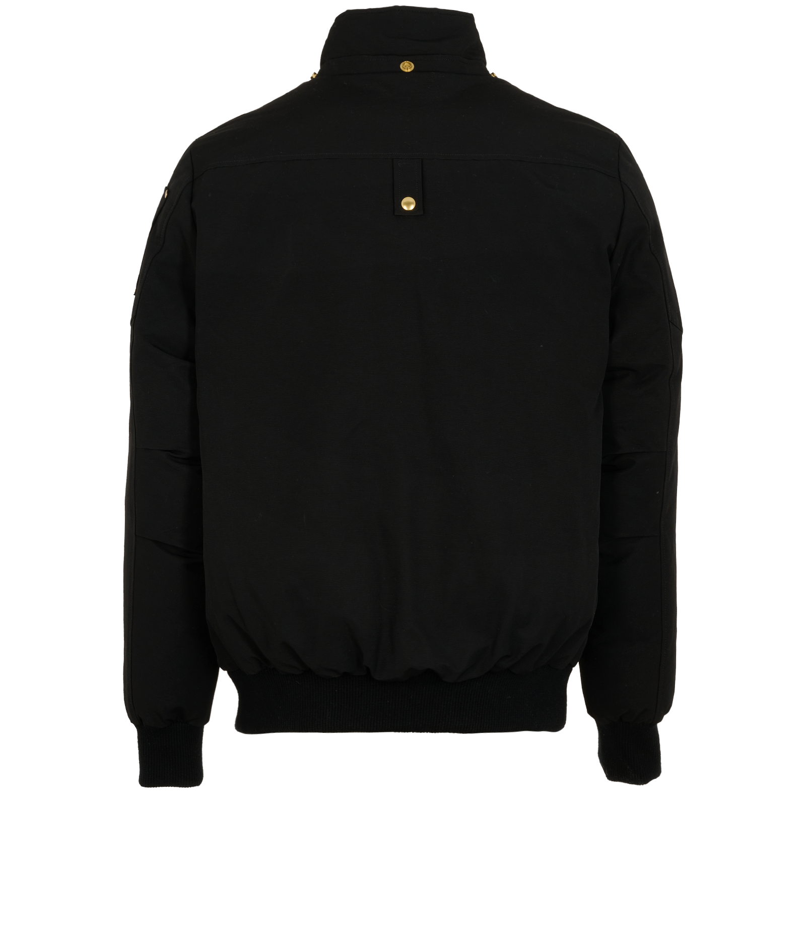 Moose Knuckles Bomber Jacket, &pound;550, Clothing, Black, Down Feathers, Back view