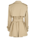Gucci Double Breasted Trench Coat, &pound;995, Clothing, Beige, Cotton, Back view