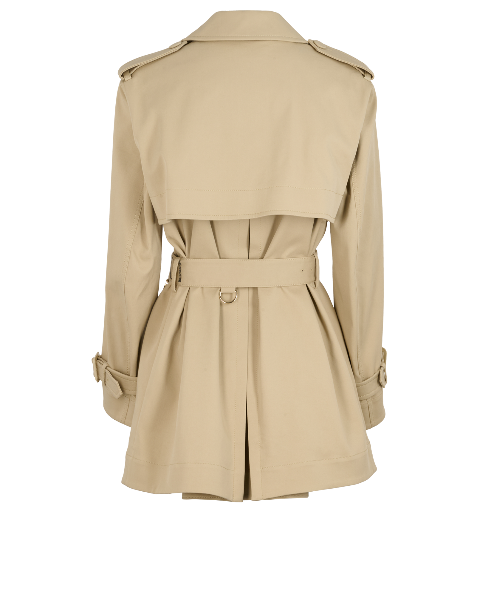 Gucci Double Breasted Trench Coat, &pound;995, Clothing, Beige, Cotton, Back view
