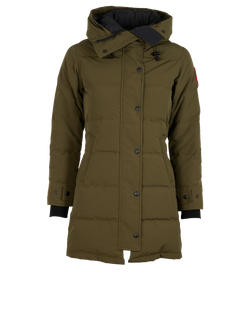 Canada Goose Shelburne Parka, Cotton/Poly, Green, Sz 2XS, 3*