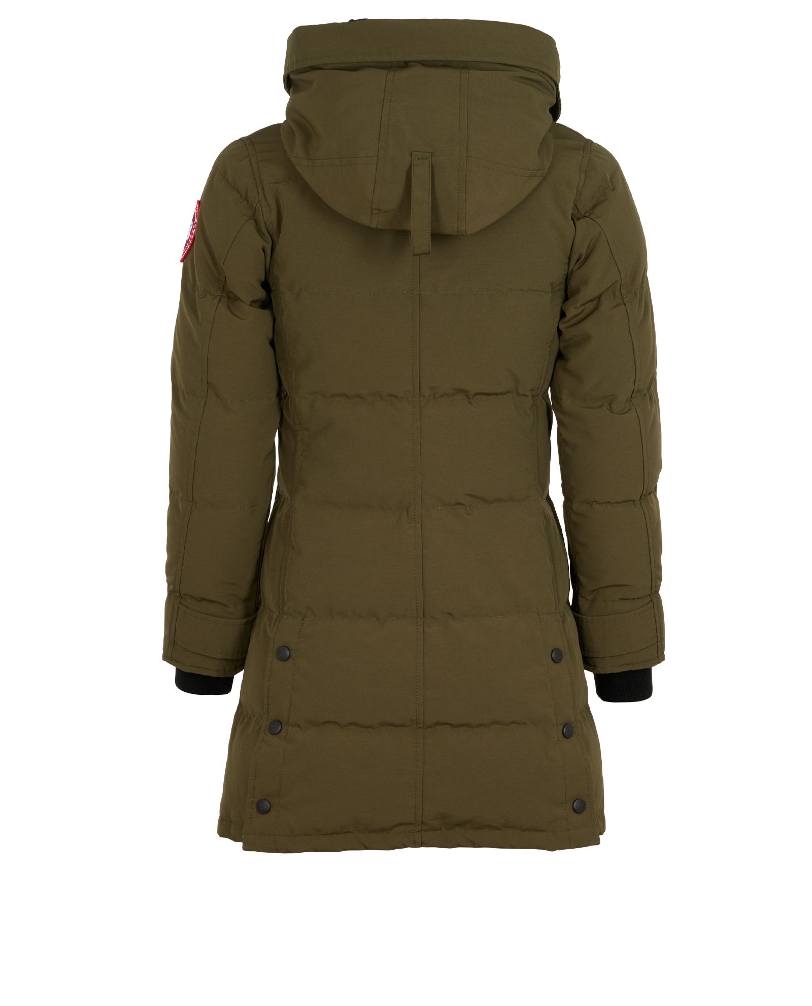 Canada Goose Shelburne Parka, &pound;610, Clothing, Green, Cotton/Polyester (Polymer), Back view
