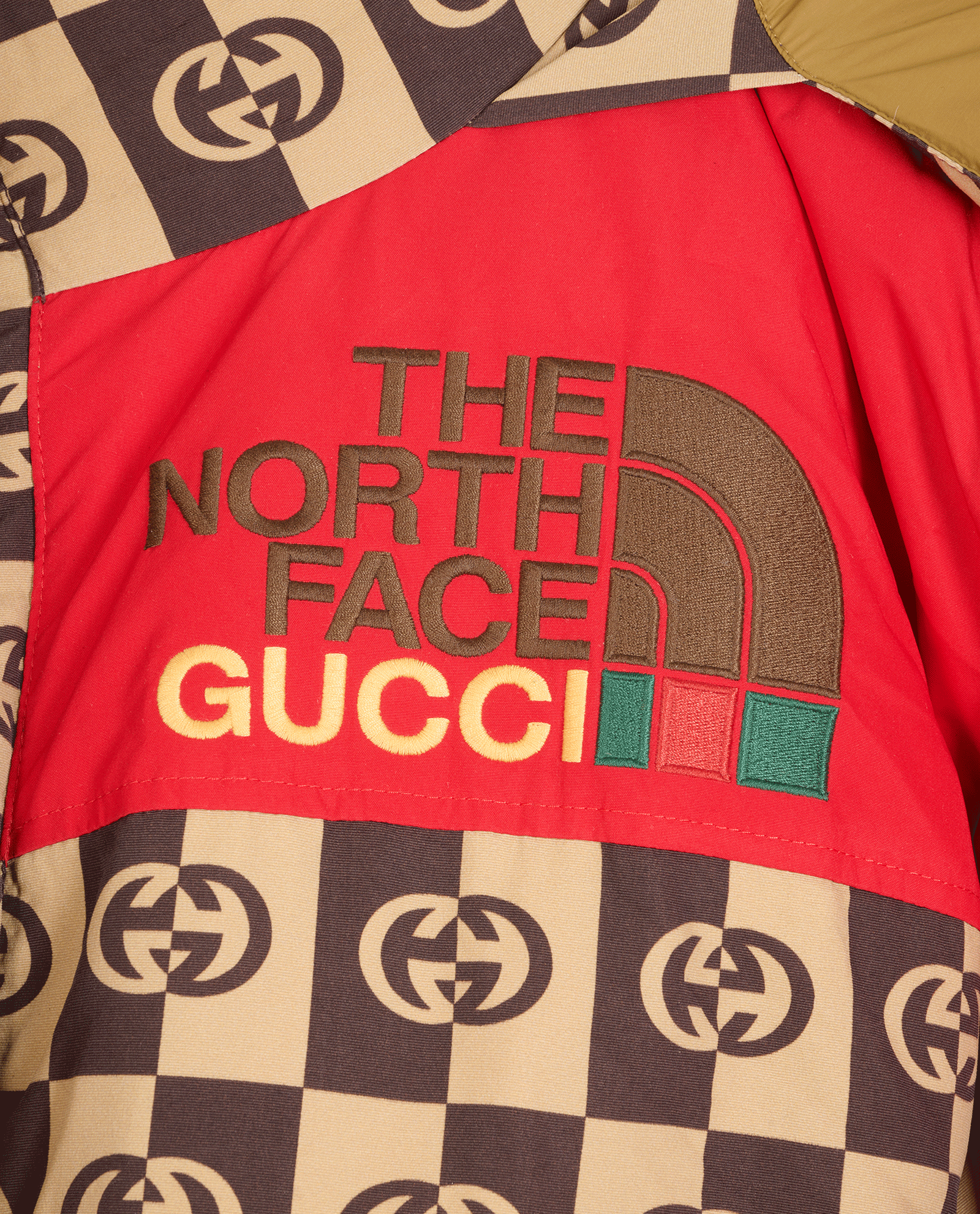 Gucci x North Face Interlocking G Puffer Jacket, &pound;650, Clothing, Brown, Polyester Mix, Other view