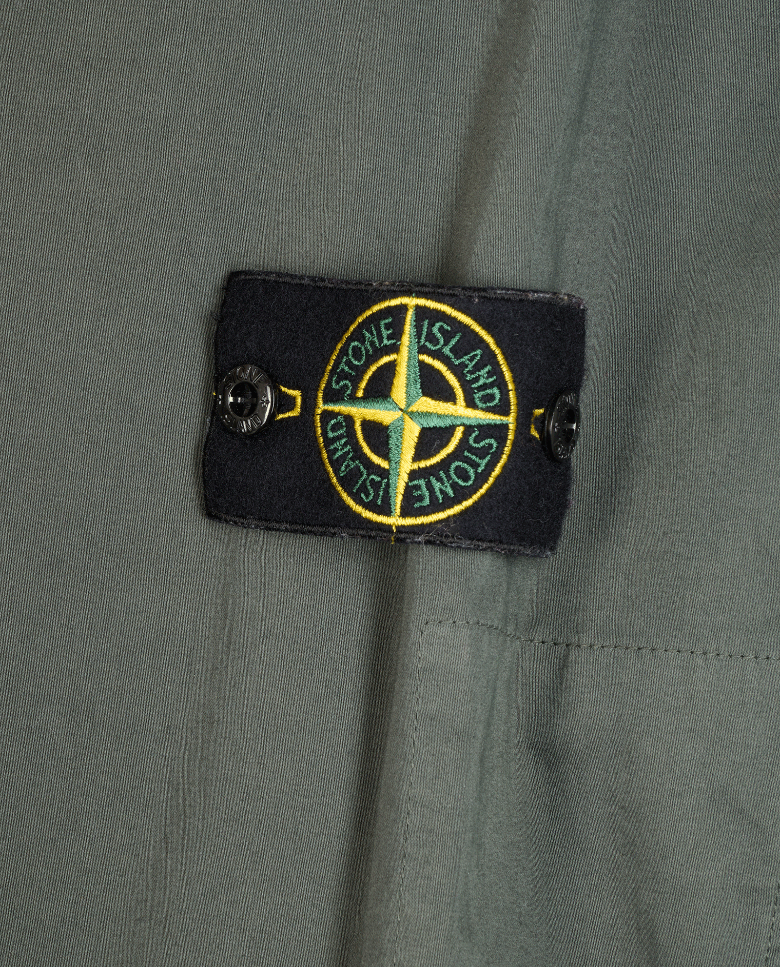 Stone island Zipped Over Shirt, &pound;190, Clothing, Green, Cotton, Other view