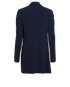 The Row Single-Button Longline Blazer, &pound;450, Clothing, Navy, Acetate/Viscose, Back view
