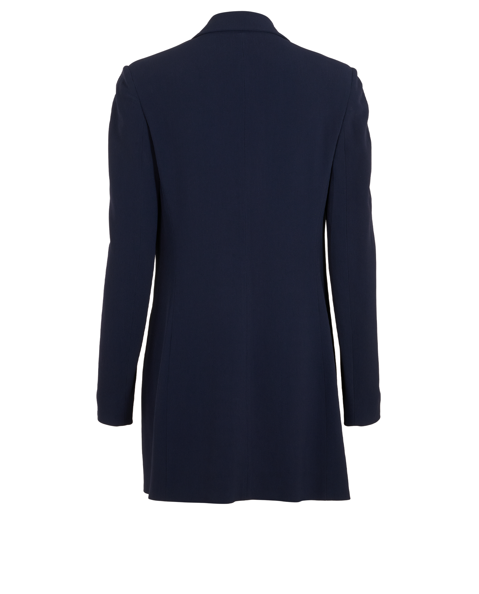 The Row Single-Button Longline Blazer, &pound;450, Clothing, Navy, Acetate/Viscose, Back view