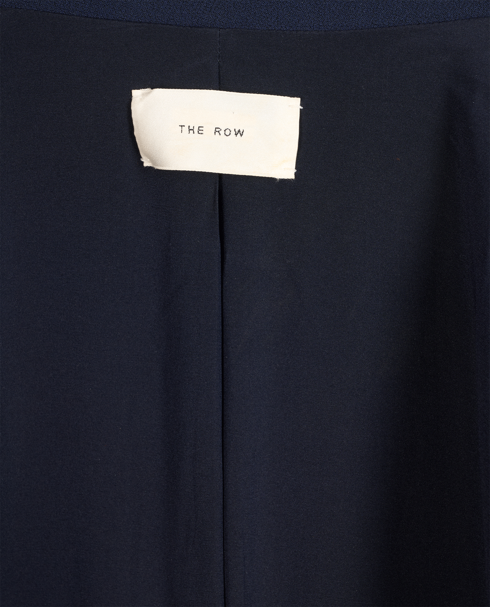 The Row Single-Button Longline Blazer, &pound;450, Clothing, Navy, Acetate/Viscose, Other view