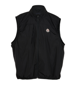Moncler Arashi Gilet, Mens, Poly, Black, Sz 3XL, 2*