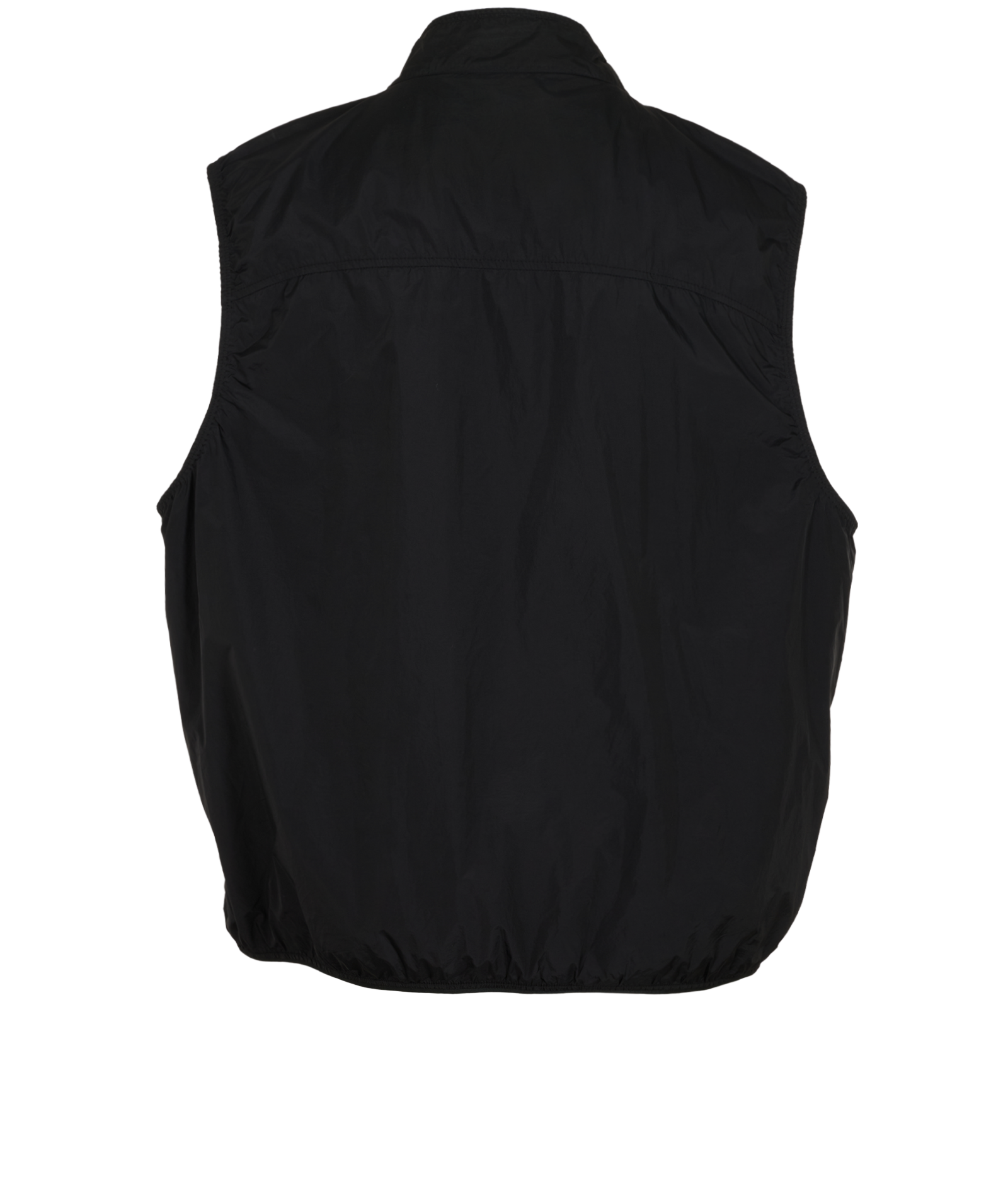 Moncler Arashi Gilet, &pound;230, Clothing, Black, Polyester (Polymer), Back view