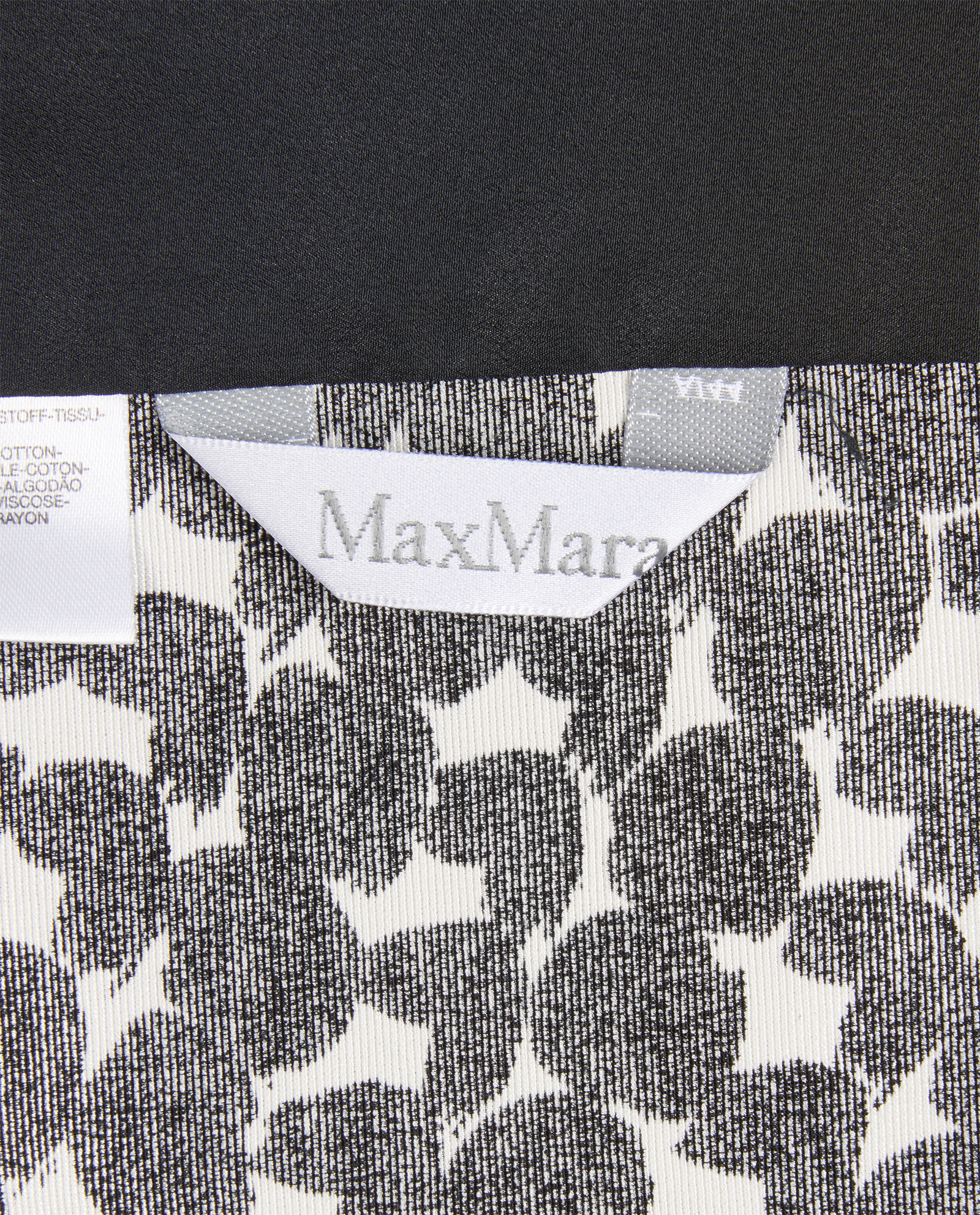 Max Mara Cropped Jacket, &pound;110, Clothing, Black/White, Cotton, Other view