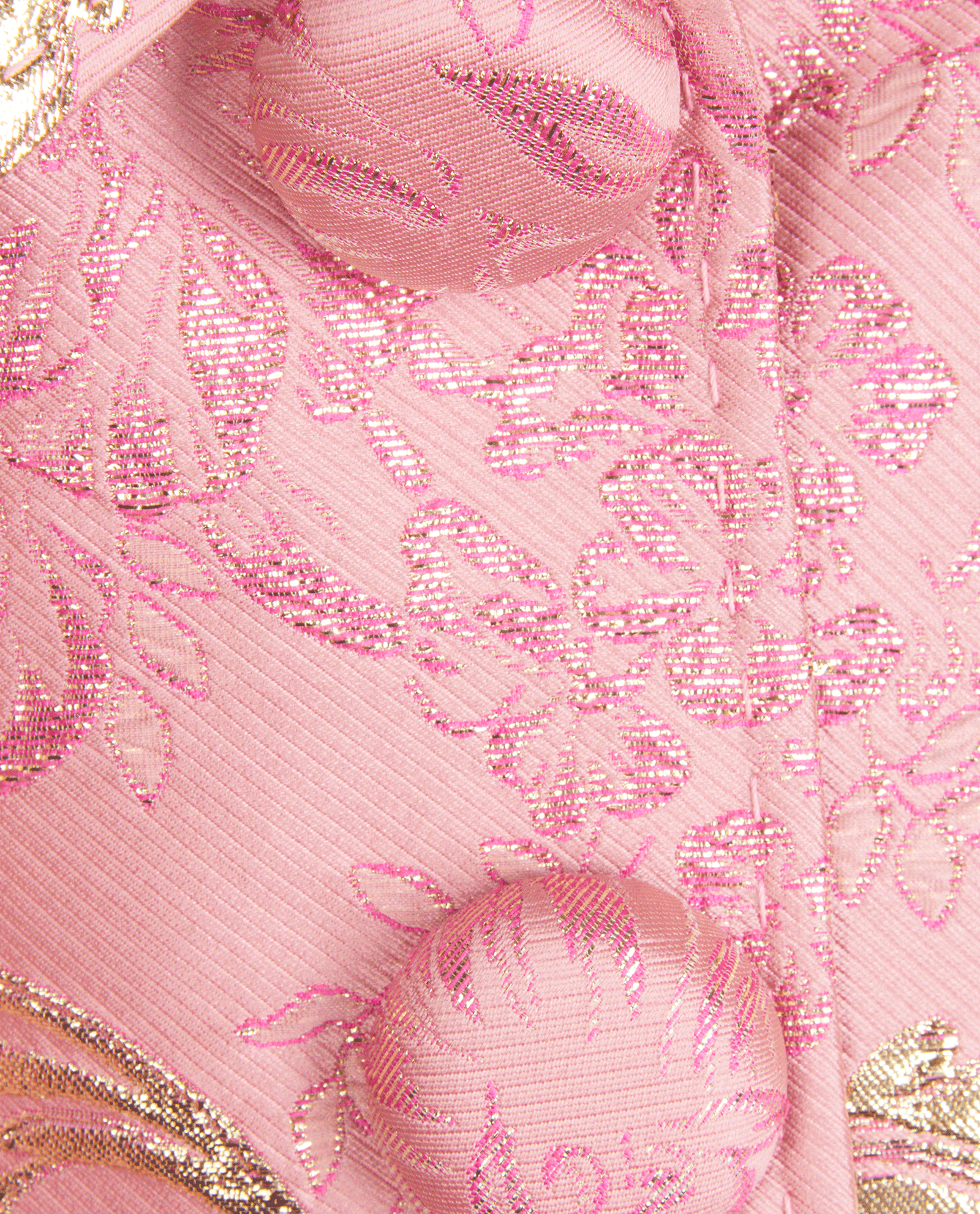 Dolce & Gabbana Cropped Jacquard Jacket, &pound;220, Clothing, Pink, Polyester (Polymer), Other view