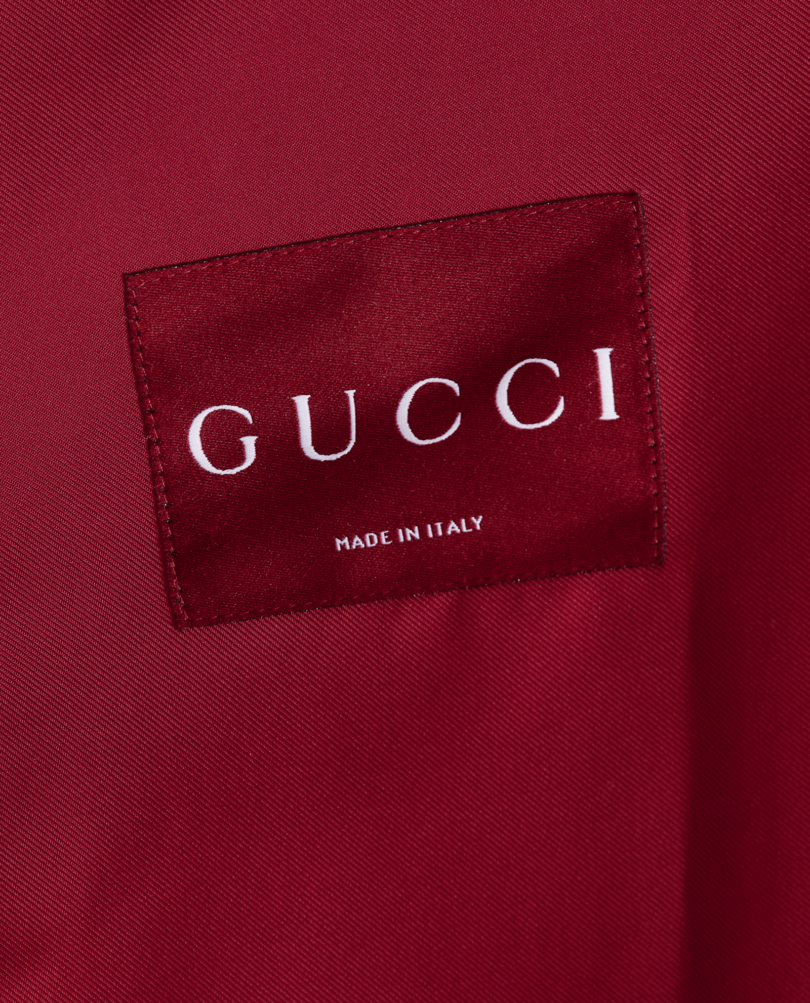 Gucci Logo Anorak Jacket, &pound;795, Clothing, Burgundy, Nylon, Other view