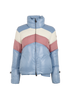 Moncler Grenoble Lamar Chevron Jacket, &pound;550, Clothing, Blue, Down Feathers, Front view